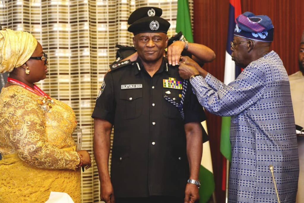 BREAKING: Tinubu Decorates Disu as Acting IGP
