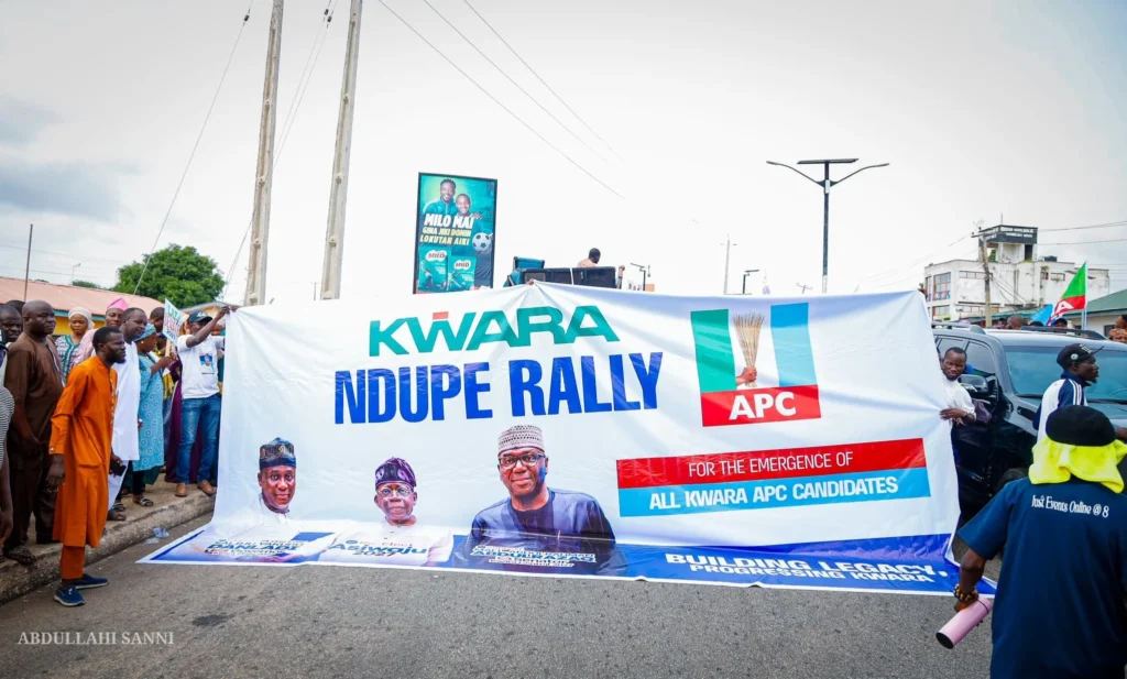 2027: Massive Turnout as Kwara APC Holds ‘Ndupe Rally’ for Tinubu, Danladi, Other Candidates